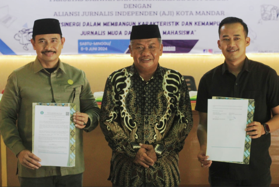 Peserta pelatihan jurnalistik bersama AJI Mandar