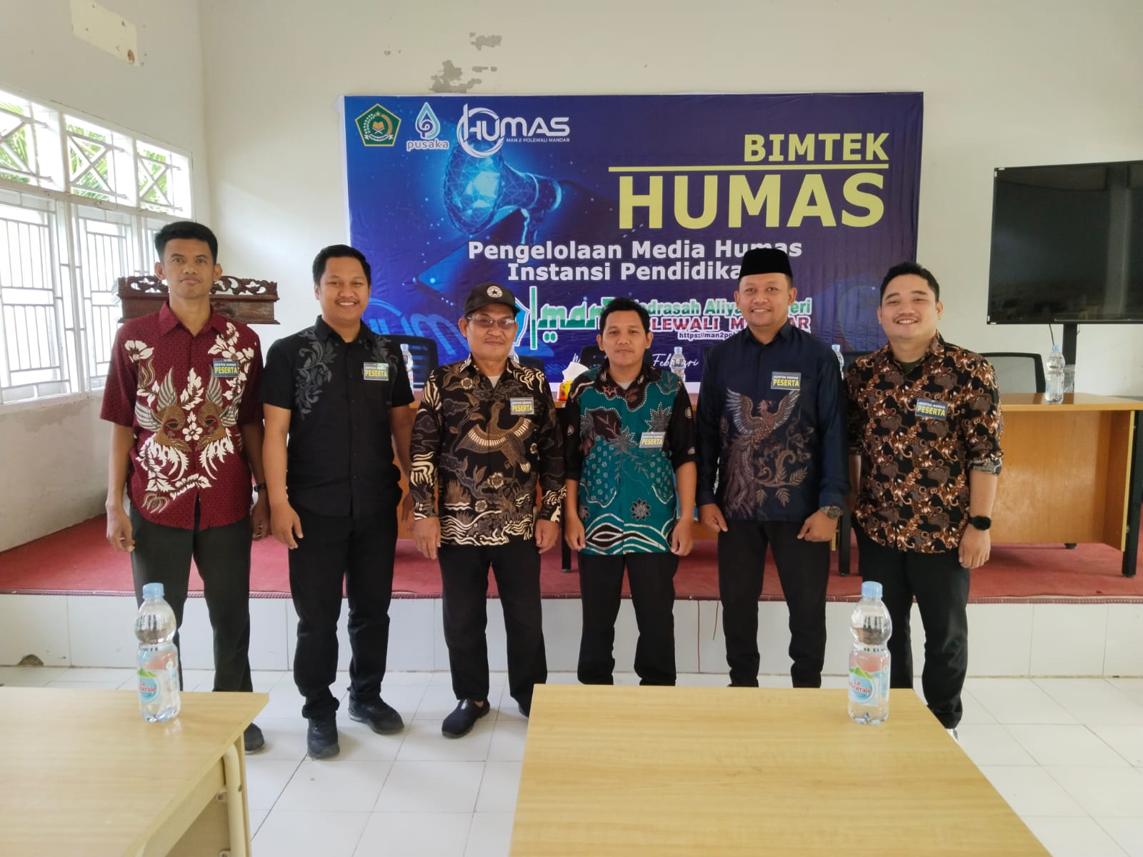 Dosen dan Mahasiswa Program Studi KPI Universitas Islam DDI AGH Abdurrahman Ambo Dalle Ikuti Bimtek Humas di MAN 2 Polewali Mandar
